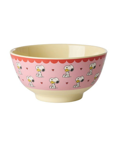 Rice Snoppy Print Melamine Medium Bowl 700ml
