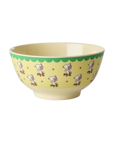 Rice Snoppy Print Melamine Medium Bowl 700ml