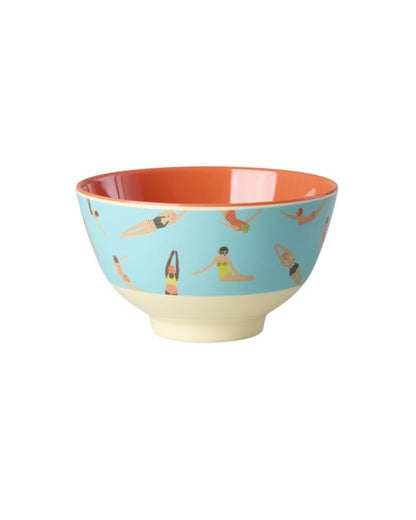 Rice Retro Swimster small melamine bowl