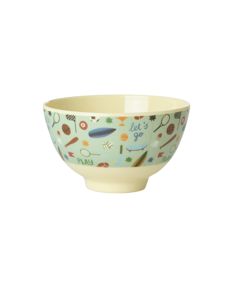 Rice Sports Melamine Bowl