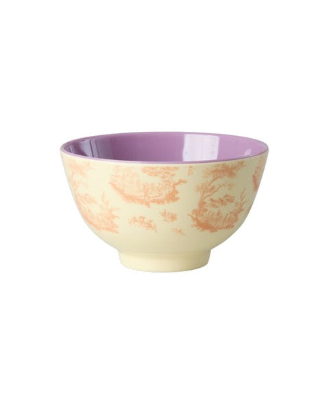 Rice Toile de Rice Melamine Bowl