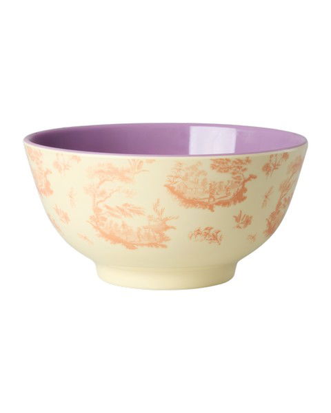 Rice Toile de Rice Melamine Bowl