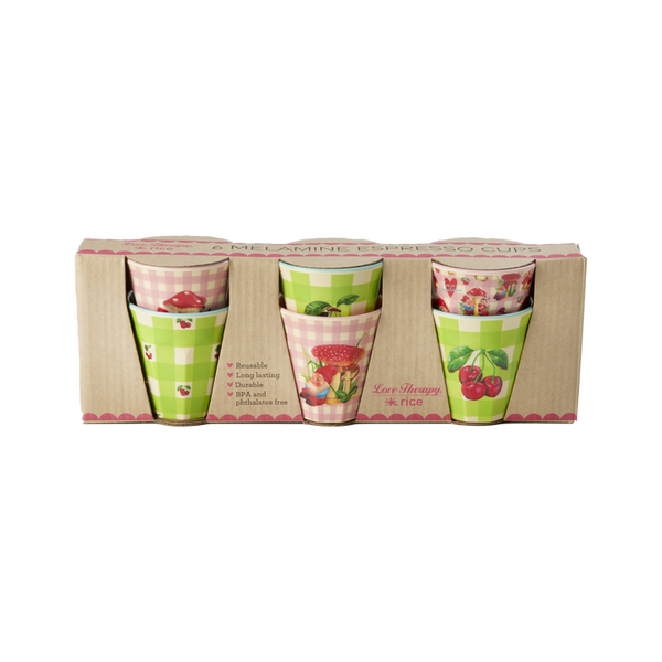 Love Therapy Espresso Cups 80ml (Set of 6)