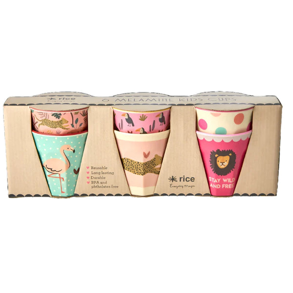Pink Jungle S Cup Pink(Set of 6)