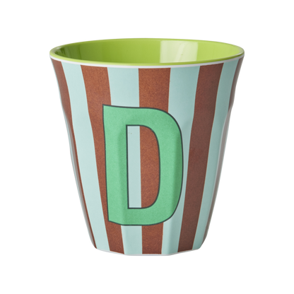Rice Melamine Cup 250ml - Boy Stripes Alphabet, view 3