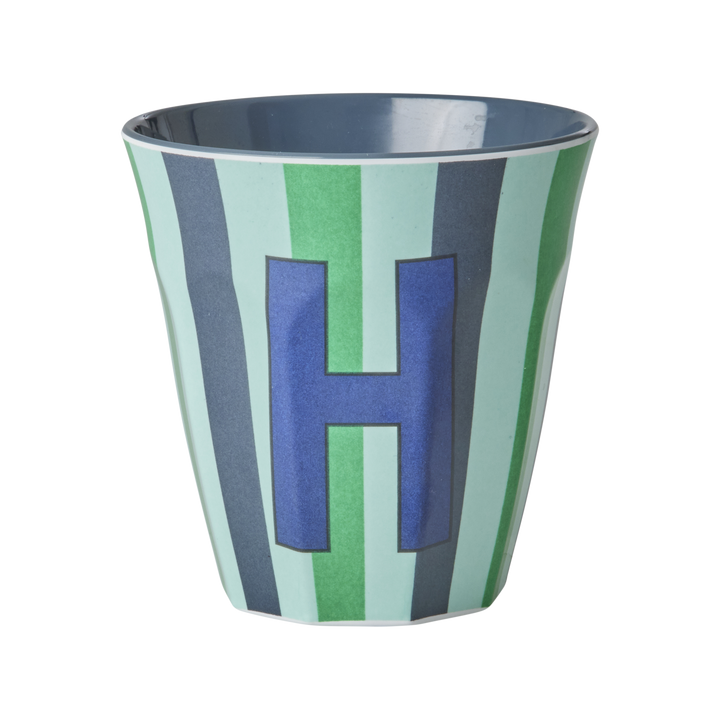Rice Melamine Cup 250ml - Boy Stripes Alphabet, view 6