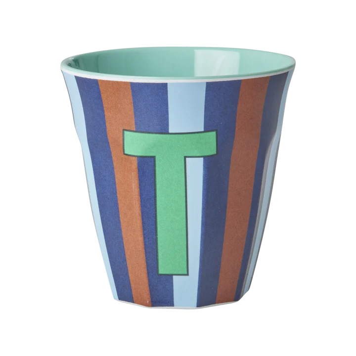 Rice Melamine Cup 250ml - Boy Stripes Alphabet, view 10