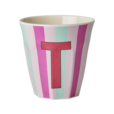 Rice Alphabet Stripes Cup (Girl)