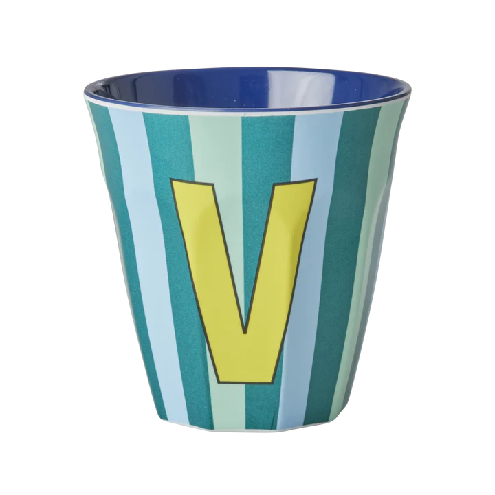 Rice Melamine Cup 250ml - Boy Stripes Alphabet, view 11