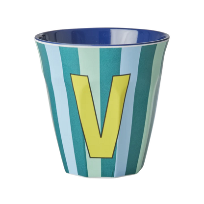 Rice Melamine Cup 250ml - Boy Stripes Alphabet, view 11