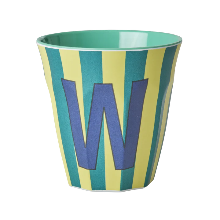 Rice Melamine Cup 250ml - Boy Stripes Alphabet, view 12