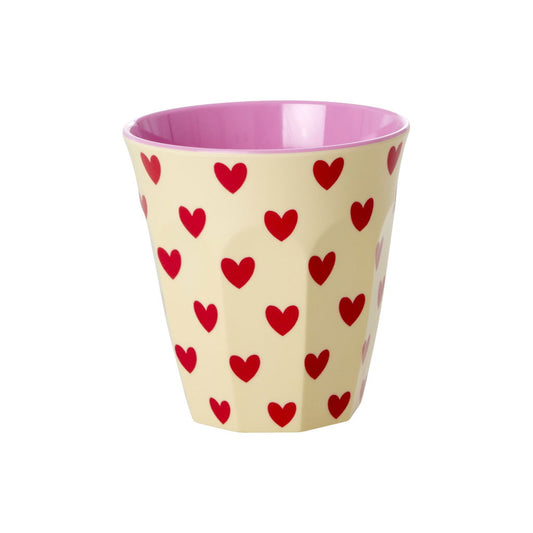 Rice Darling Hearts Melamine Cup