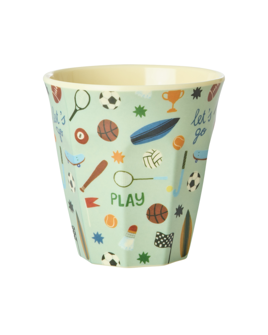 Rice Sports Print Melamine Medium Cup 250ml
