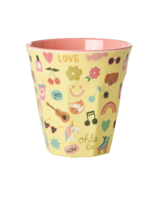 Rice Unicorn Love Melamine Cup 250ml