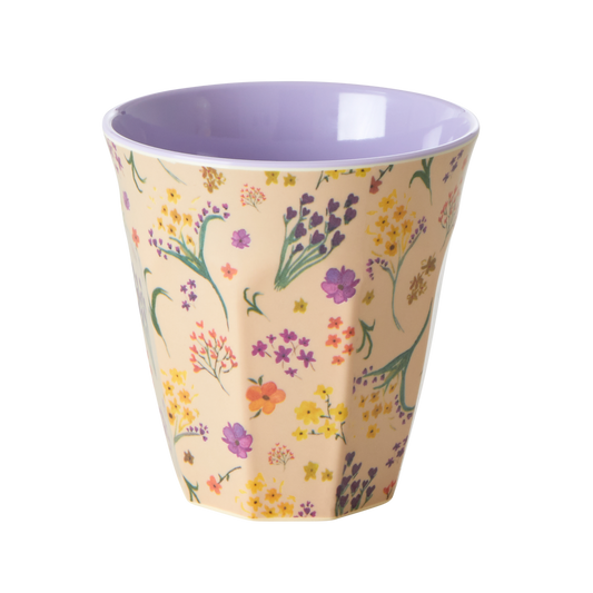 Rice Wild Flower Melamine Cup 250ml