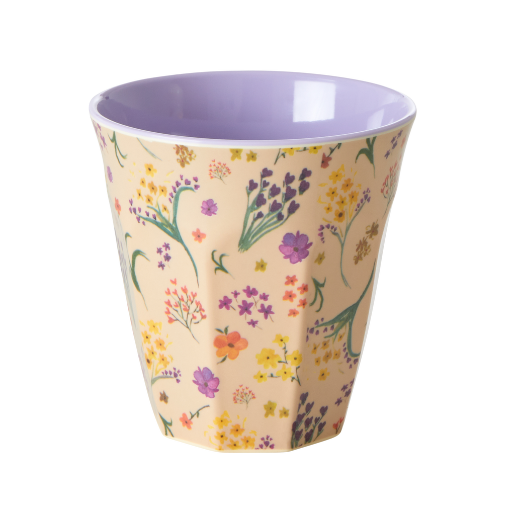 Rice Wild Flower Melamine Cup 250ml