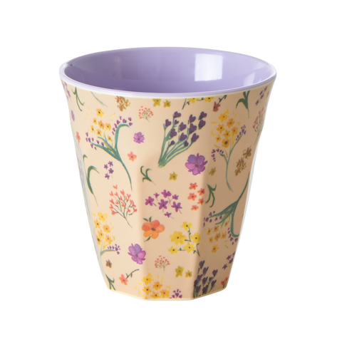 Rice Wild Flower Melamine Cup 250ml