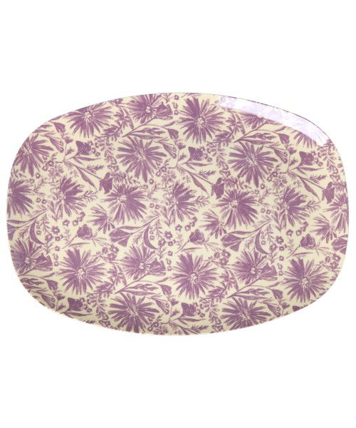 Rice Large Rectangular Dinner Plate, view 7