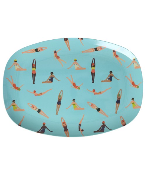 Rice Large Rectangular Dinner Plate