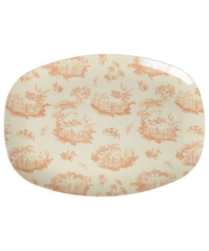 Rice Large Rectangular Dinner Plate, view 3