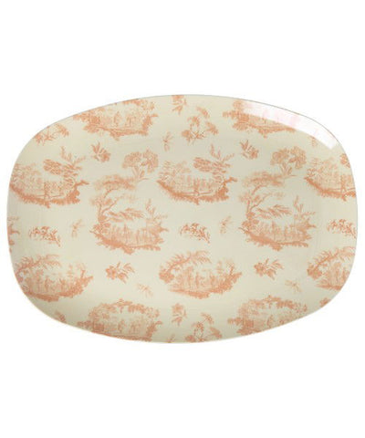 Rice Large Rectangular Dinner Plate
