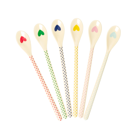 Rice Latte Spoons (Favorite Hearts) (Set of 6)
