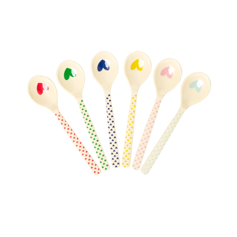 Rice Teaspoons (Favorite Hearts) (Set of 6)