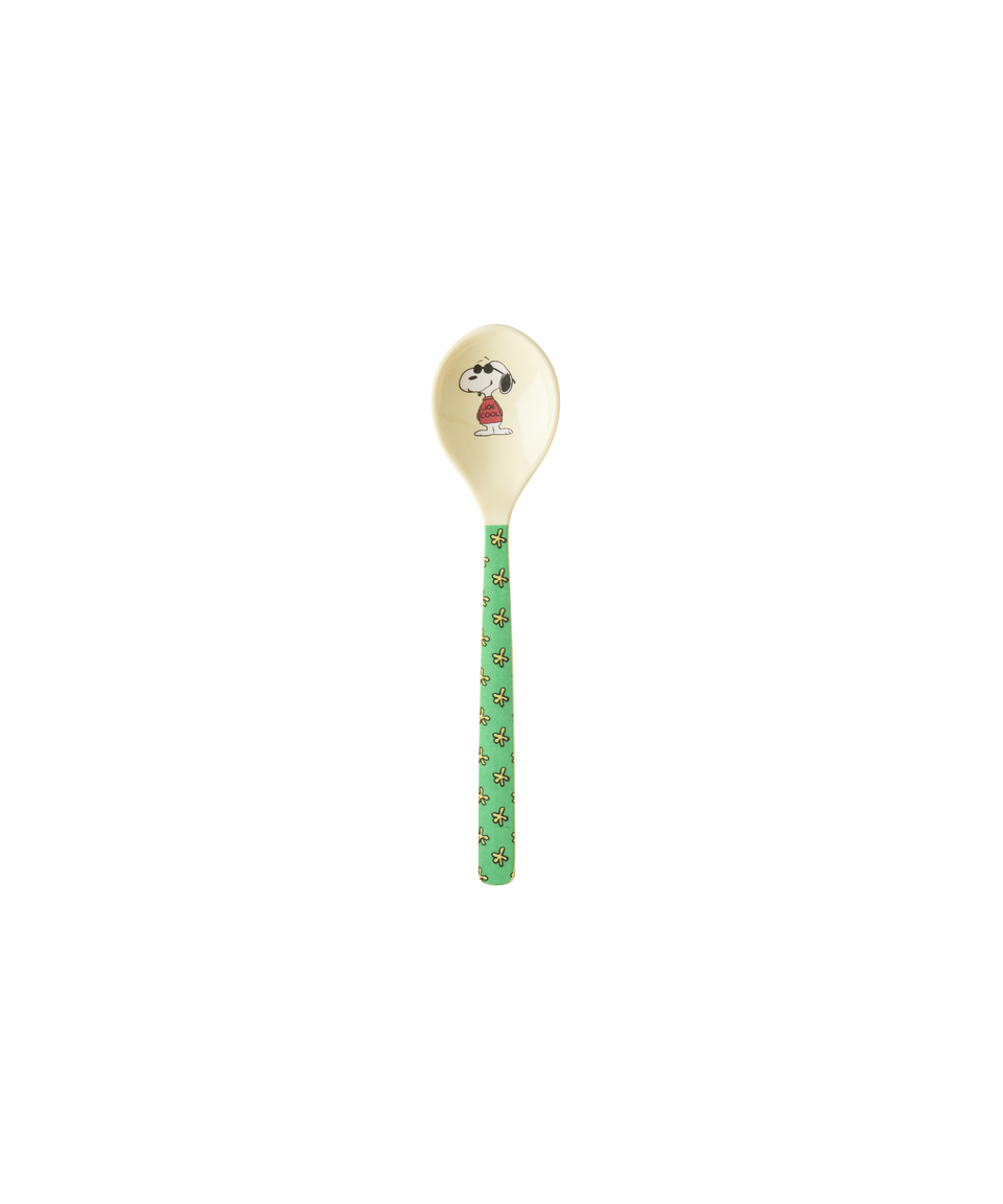 Rice Snoopy Prints Melamine Teaspoon (Per Piece)
