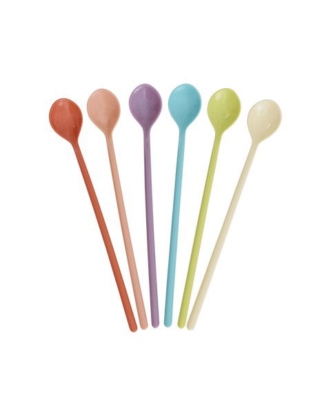 Rice Latte Spoons (Glory Days Solid) (Set of 6)