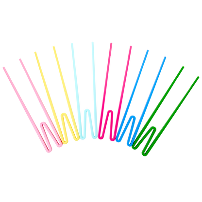 Rice beginner-friendly chopsticks in assorted soft colours