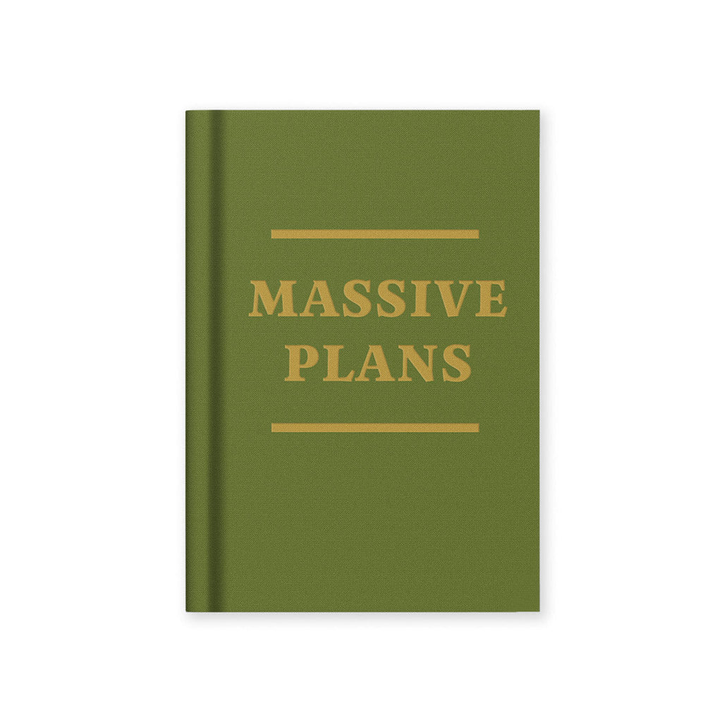 Massive Plans Fabric Hardback Notebook (A7)