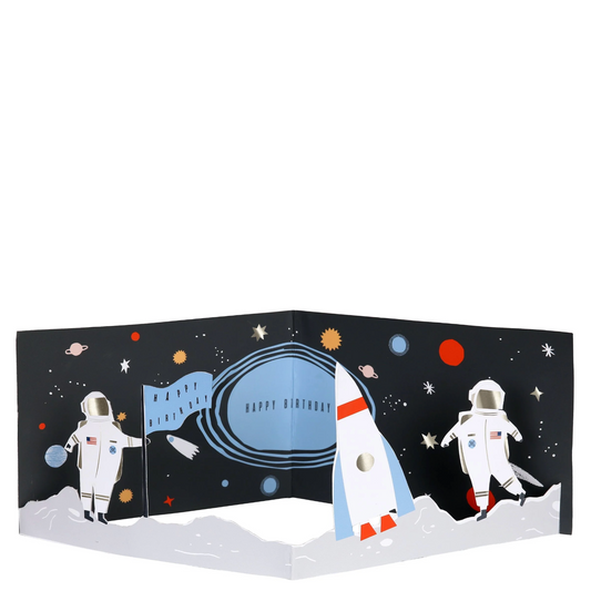 Meri Meri 3D Space Scene Birthday Card