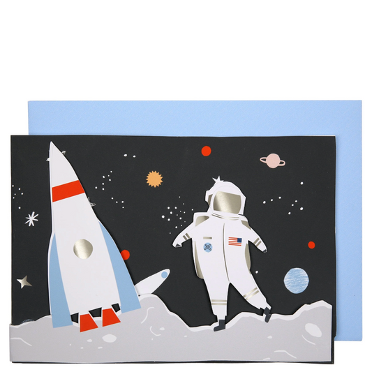 Meri Meri 3D Space Scene Birthday Card
