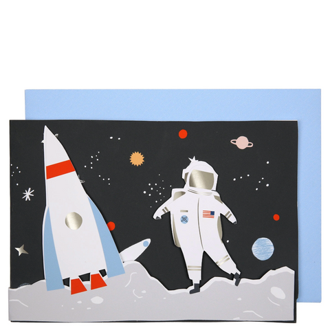 Meri Meri 3D Space Scene Birthday Card