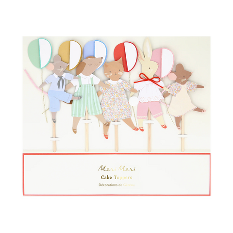 Meri Meri Animal Friends Cake Toppers