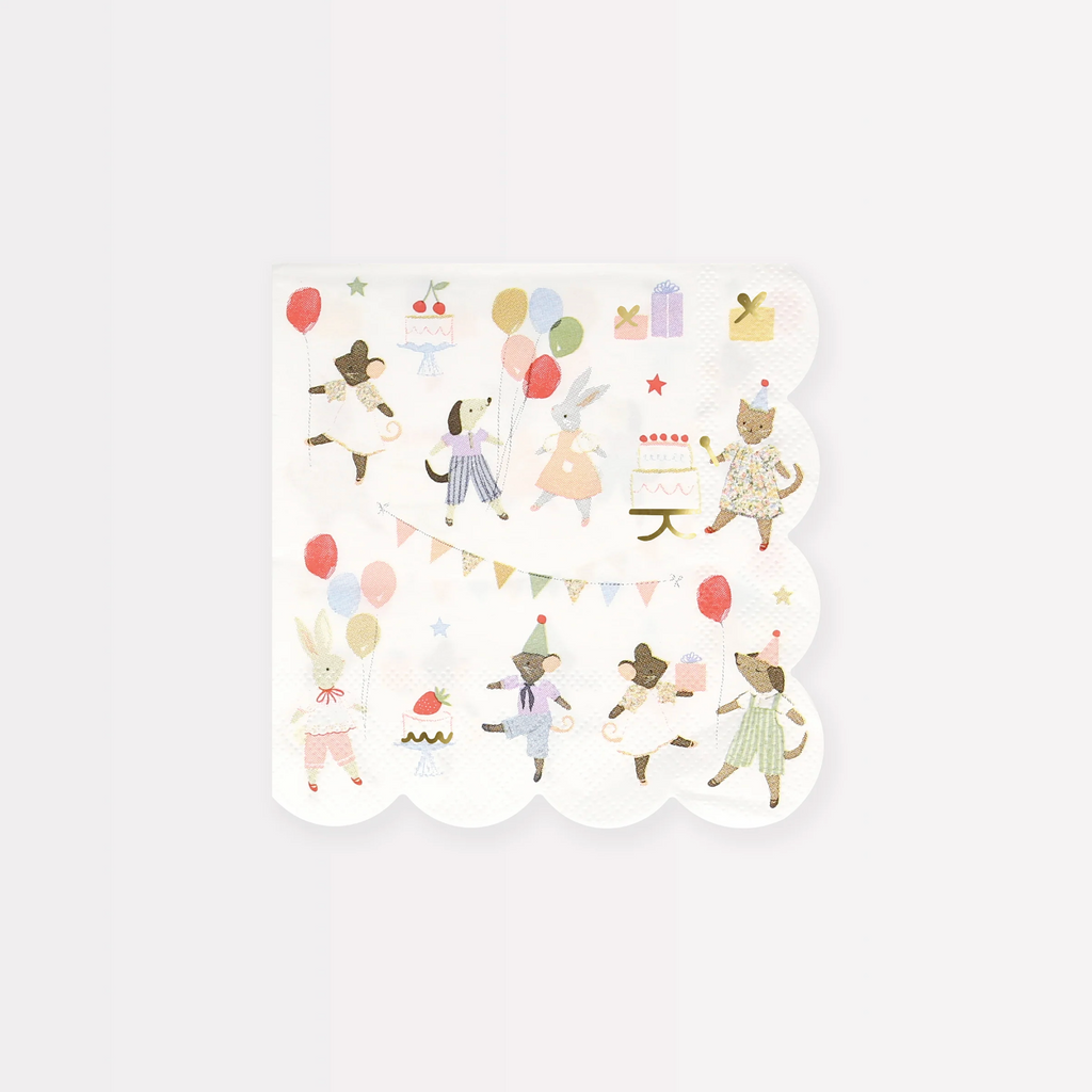 Meri Meri Animal Friends Small Napkins