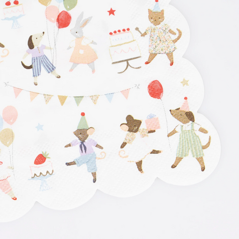Meri Meri Animal Friends Small Napkins