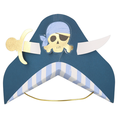 Meri Meri Blue Pirate Party Hats