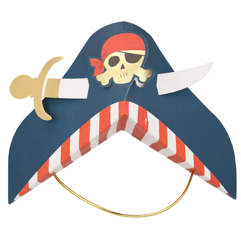 Meri Meri Blue Pirate Party Hats