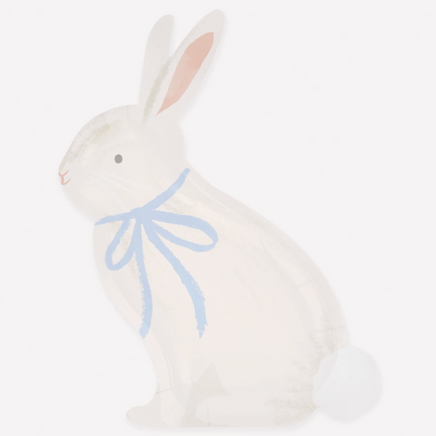 Meri Meri Bunny with Bow Plates