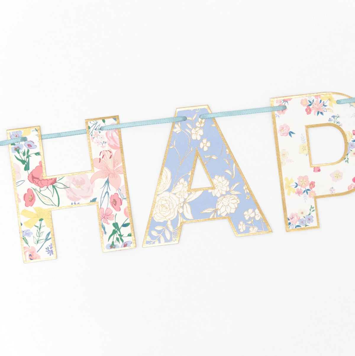 Meri Meri English Garden Birthday Garland, view 2