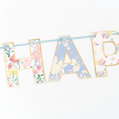Meri Meri English Garden Birthday Garland, view 2