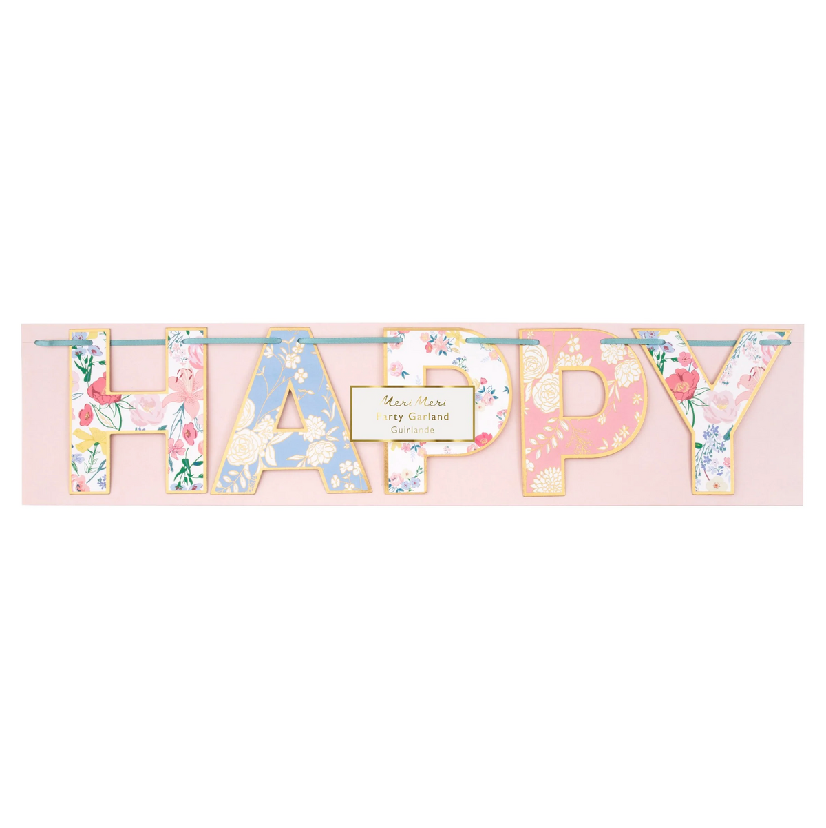 Meri Meri English Garden Birthday Garland, view 4