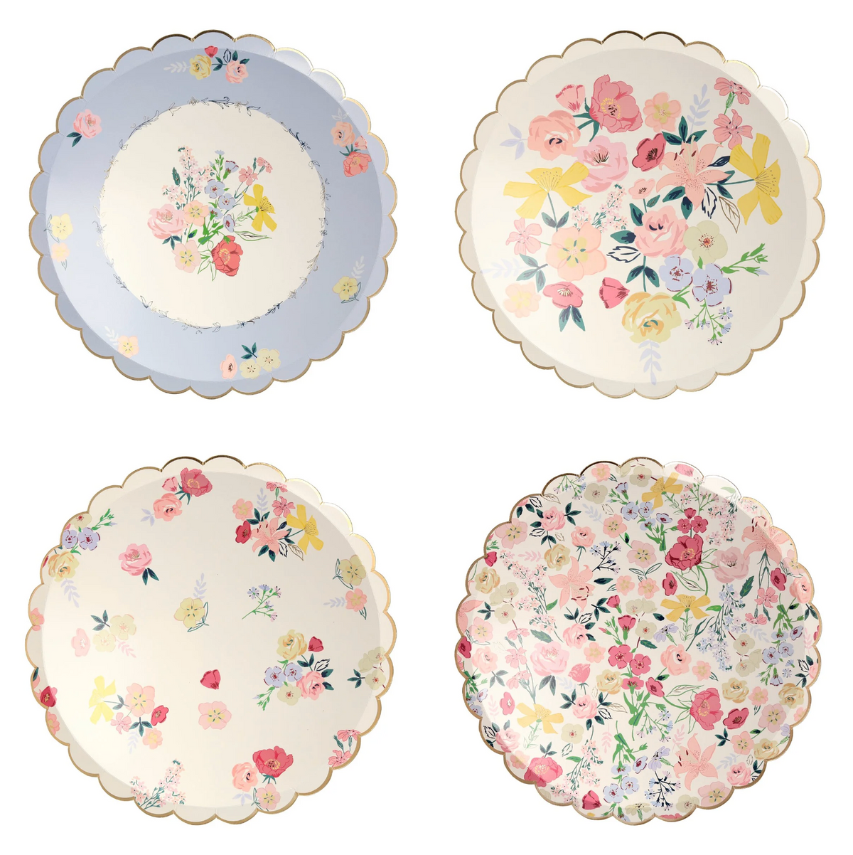 Meri Meri English Garden paper dinner plates
