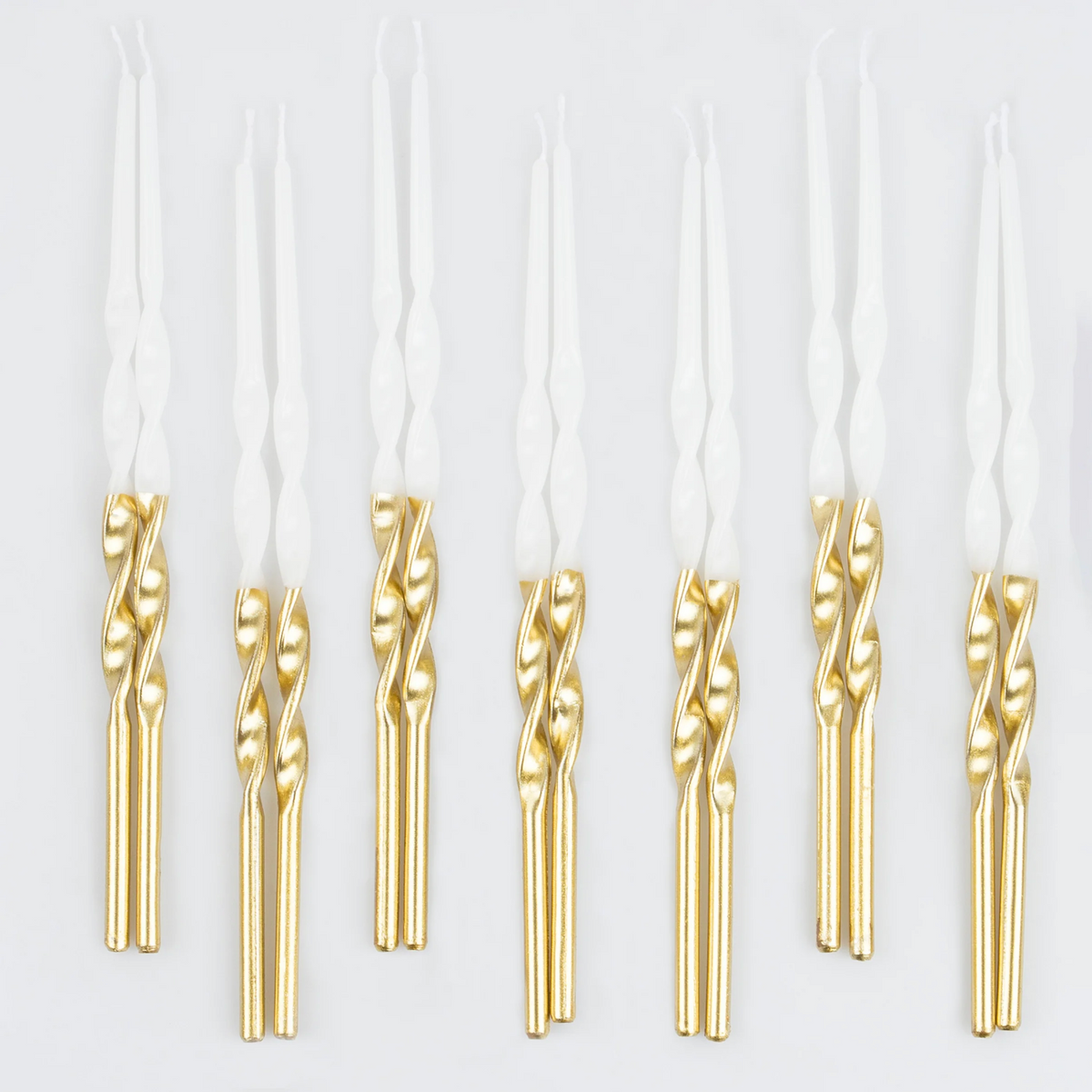 Meri Meri Gold Dipped Twisted Candles, view 3