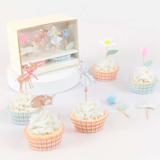 Meri Meri Little Animals Cupcake Kit