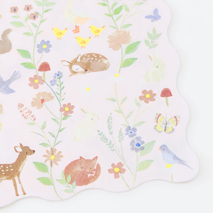 Meri Meri Little Animals Large Napkins, view 2
