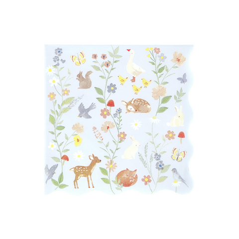 Meri Meri Little Animals Large Napkins