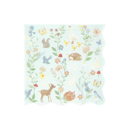 Meri Meri Little Animals Large Napkins, view 4