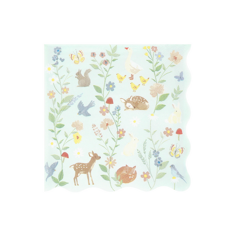 Meri Meri Little Animals Large Napkins